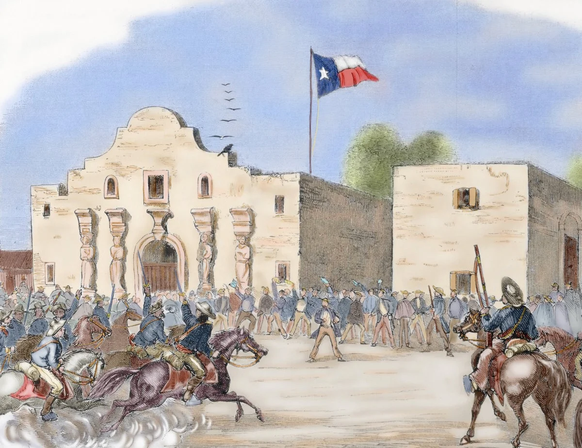 Texas Alamo Illustration