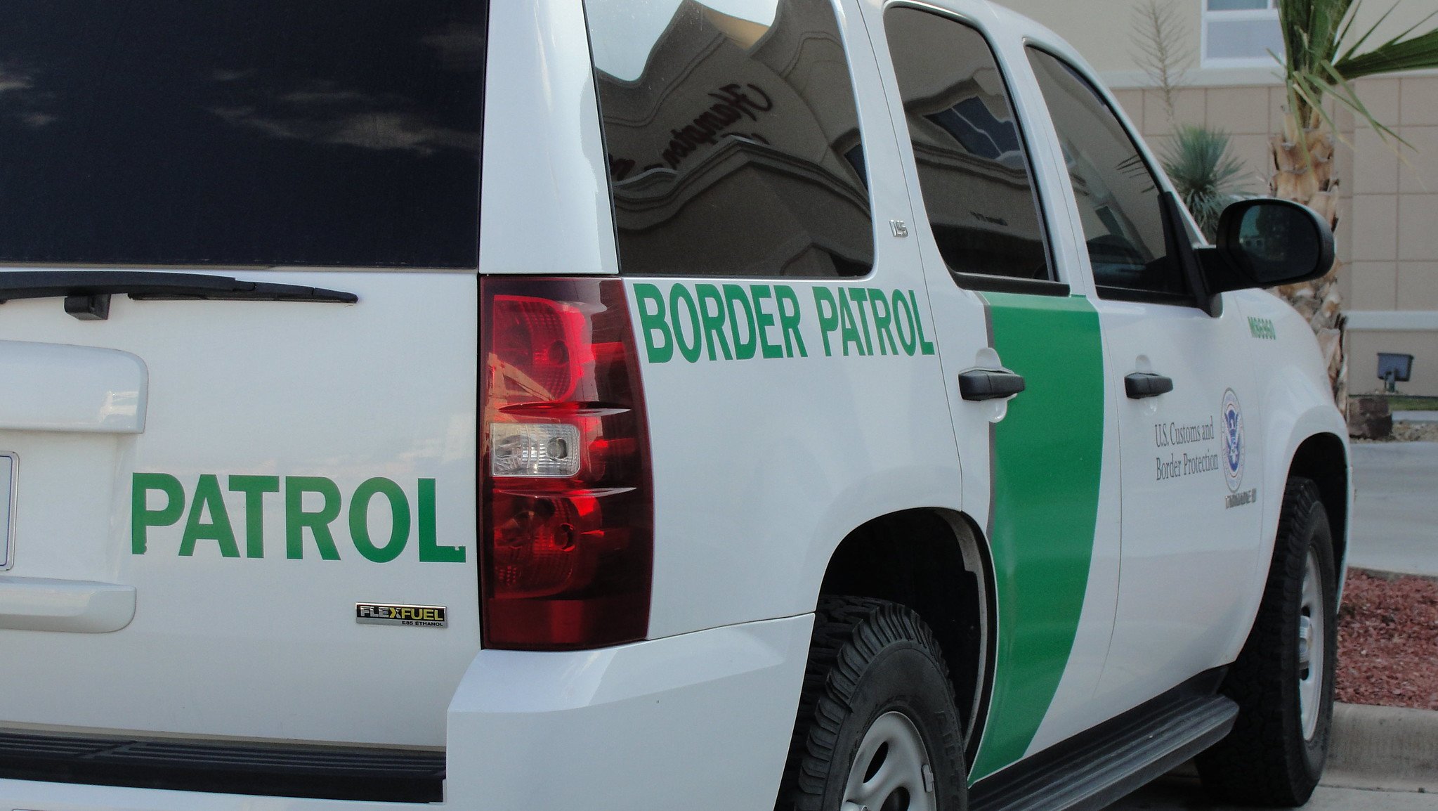 Border Patrol car