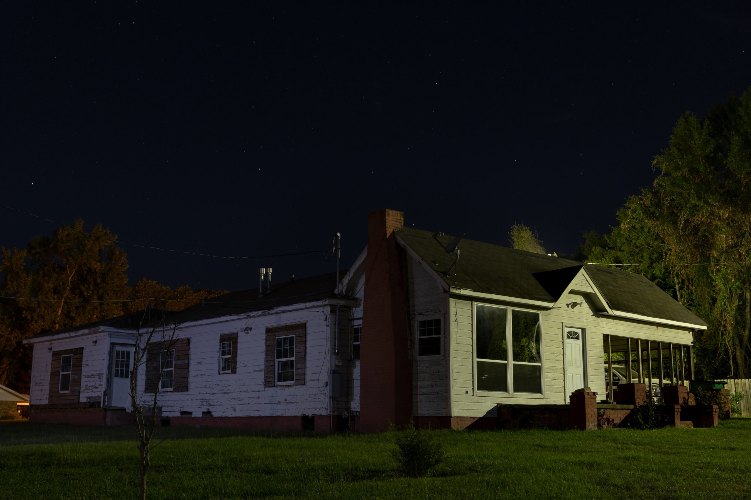 The home that once belonged to the Robinson family in Palestine.