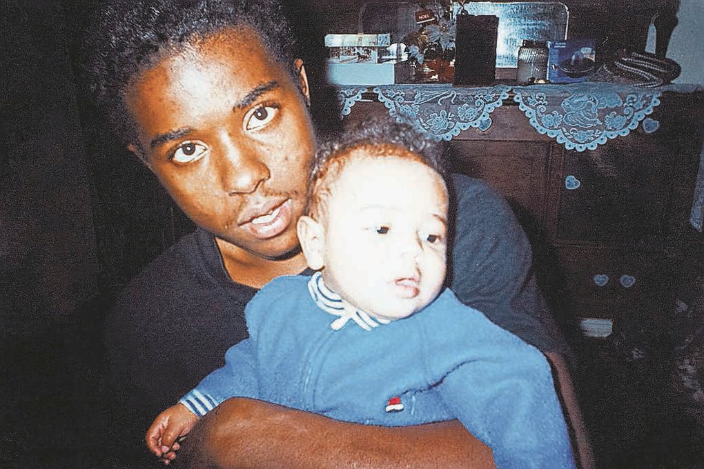 Andre Thomas with son Andre Jr.