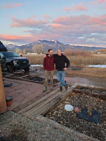 Jeff Blackburn and Adam Tisdell, his law partner and former student at the Innocence Clinic at Texas Tech