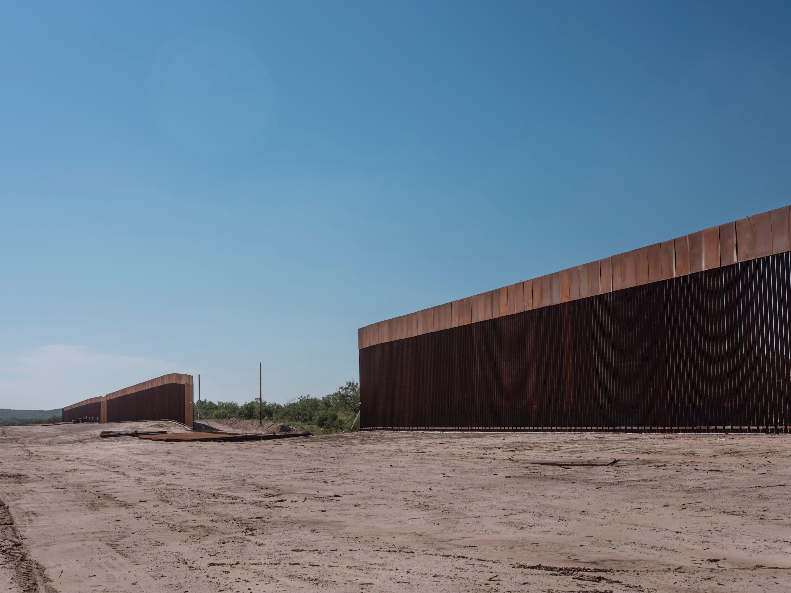 Border wall on U.S.-Mexico border in Del Rio, Texas, May 29, 2023