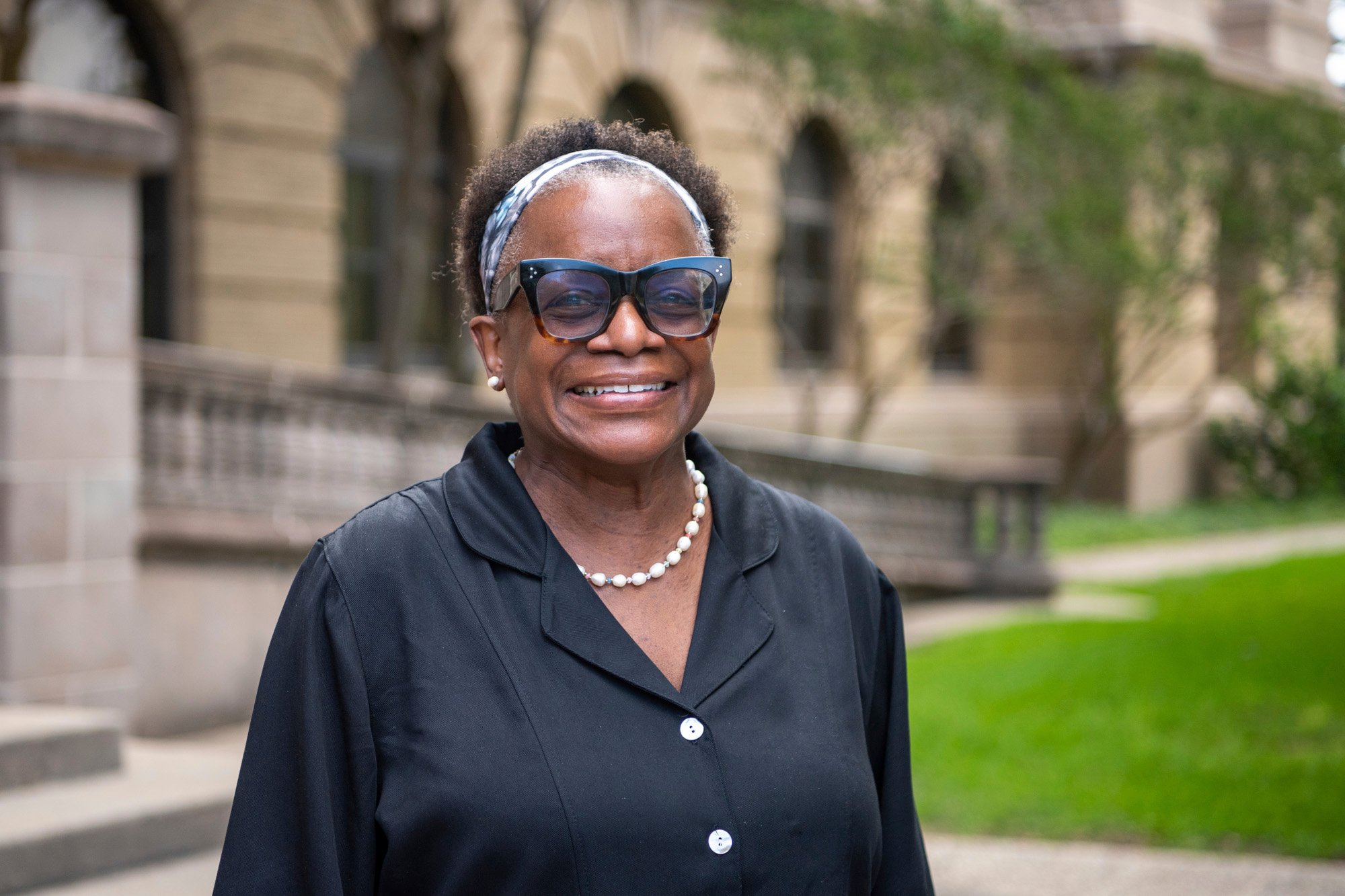 A photo of Journalism Professor Kathleen McElroy at Texas A&M University