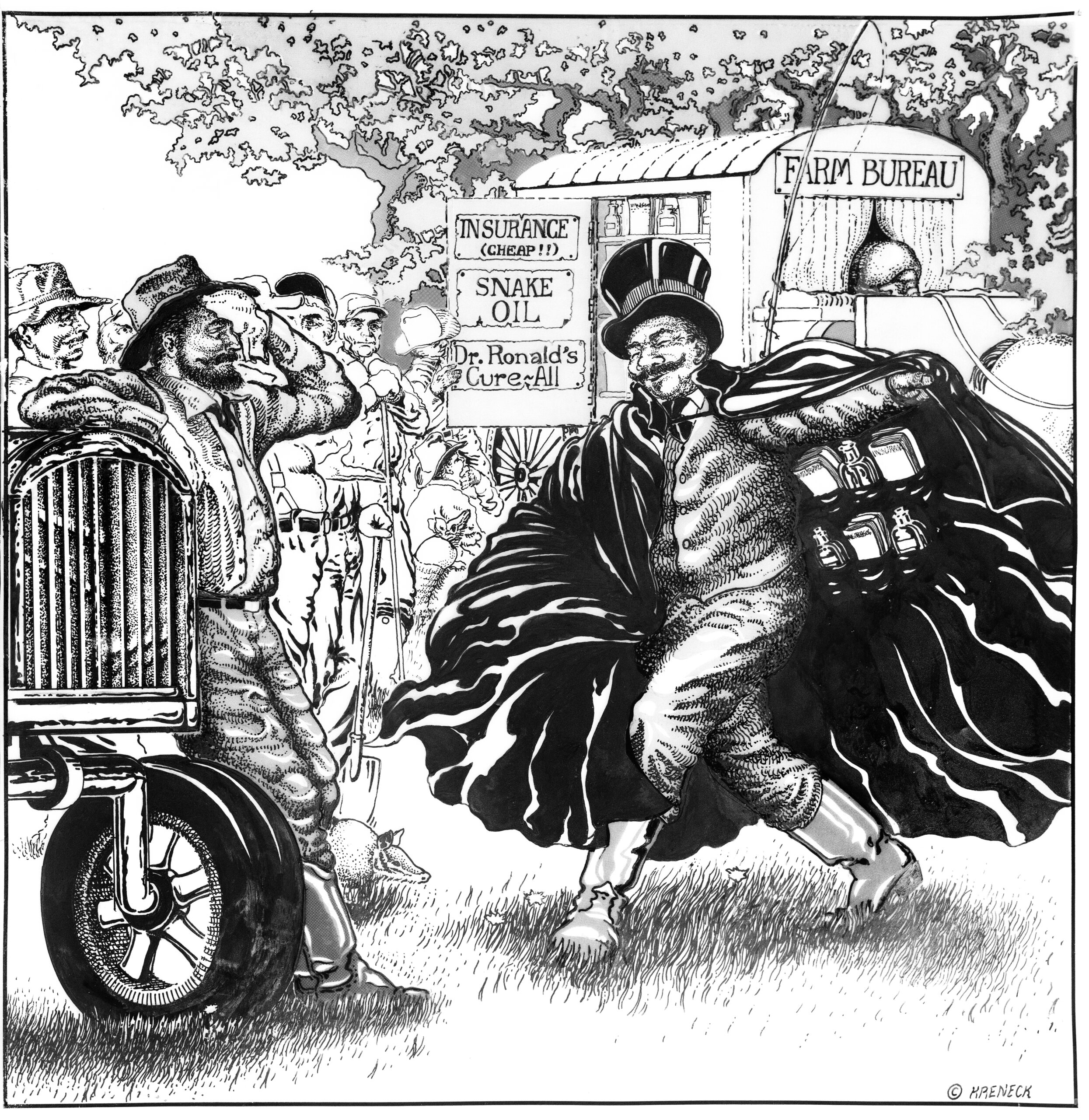  Kevin Kreneck drew for the <I>Observer</I>’s first full-color issue. “The kind of freedom they let me have—those were the best times,” he said. Now, he said, “With all the tribalism on the rise, no one wants to think too much about democracy and the rise of oligarchs.”” class=”wp-image-210098″ srcset=”https://www.texasobserver.org/wp-content/uploads/2024/04/MDN7466-KO-scaled.jpg 2490w, https://www.texasobserver.org/wp-content/uploads/2024/04/MDN7466-KO-360×370.jpg 360w, https://www.texasobserver.org/wp-content/uploads/2024/04/MDN7466-KO-759×780.jpg 759w, https://www.texasobserver.org/wp-content/uploads/2024/04/MDN7466-KO-150×154.jpg 150w, https://www.texasobserver.org/wp-content/uploads/2024/04/MDN7466-KO-768×790.jpg 768w, https://www.texasobserver.org/wp-content/uploads/2024/04/MDN7466-KO-100×103.jpg 100w, https://www.texasobserver.org/wp-content/uploads/2024/04/MDN7466-KO-462×475.jpg 462w, https://www.texasobserver.org/wp-content/uploads/2024/04/MDN7466-KO-243×250.jpg 243w, https://www.texasobserver.org/wp-content/uploads/2024/04/MDN7466-KO-1494×1536.jpg 1494w, https://www.texasobserver.org/wp-content/uploads/2024/04/MDN7466-KO-1992×2048.jpg 1992w” sizes=”(max-width: 2490px) 100vw, 2490px”/></p>
<p>Kevin Kreneck drew for the Observer’s first full-color issue. “The kind of freedom they let me have—those were the best times,” he said. Now, he said, “With all the tribalism on the rise, no one wants to think too much about democracy and the rise of oligarchs.” <span class=