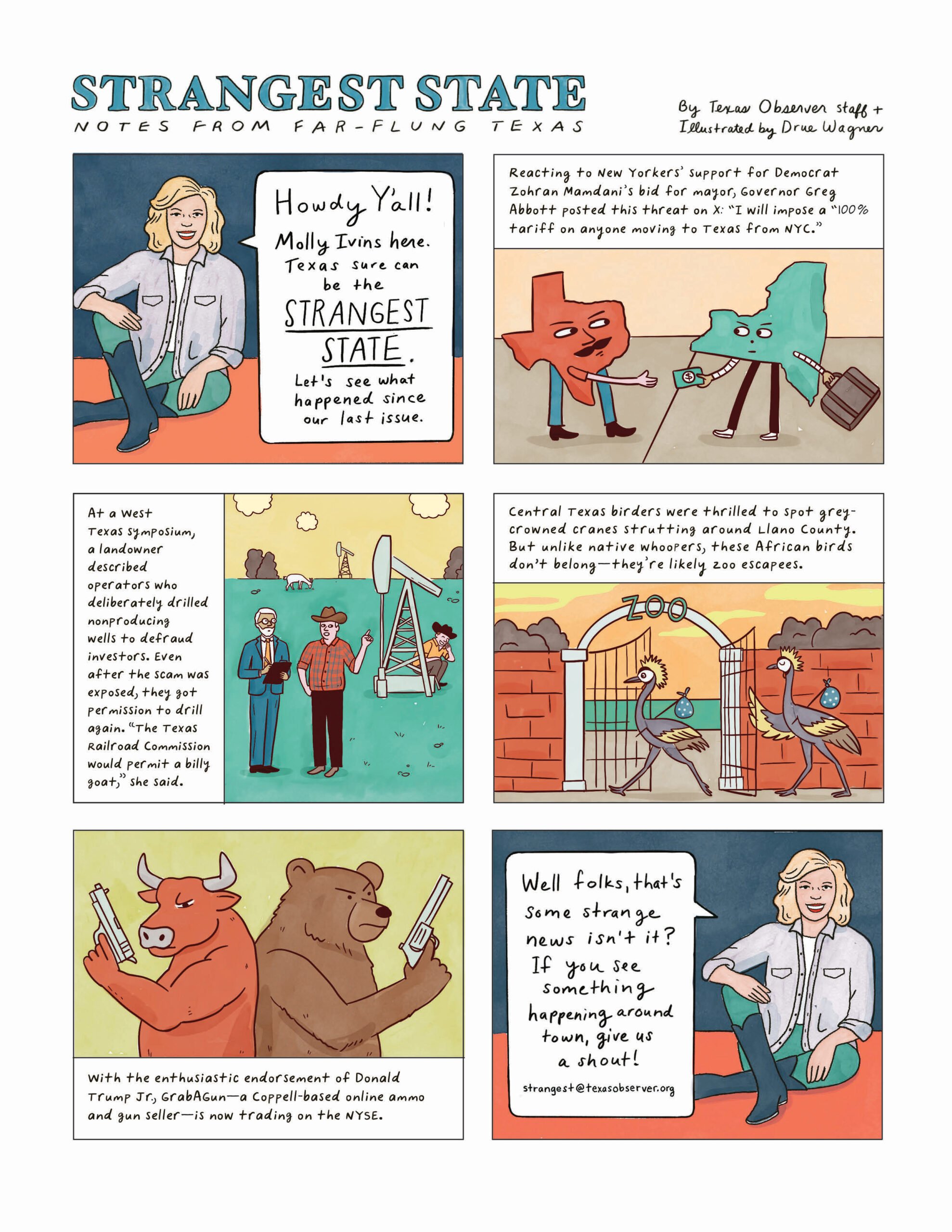 Strangest State: Escaped Exotics, Tariffs, Trickery, and Guns